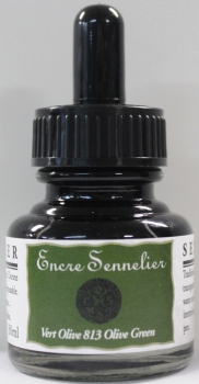 Schellacktusche  813 olive 30 ml (100 ml=20,90 €)